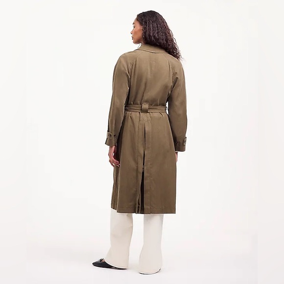 NWT Madewell Belted Trench Coat - Picture 5 of 6